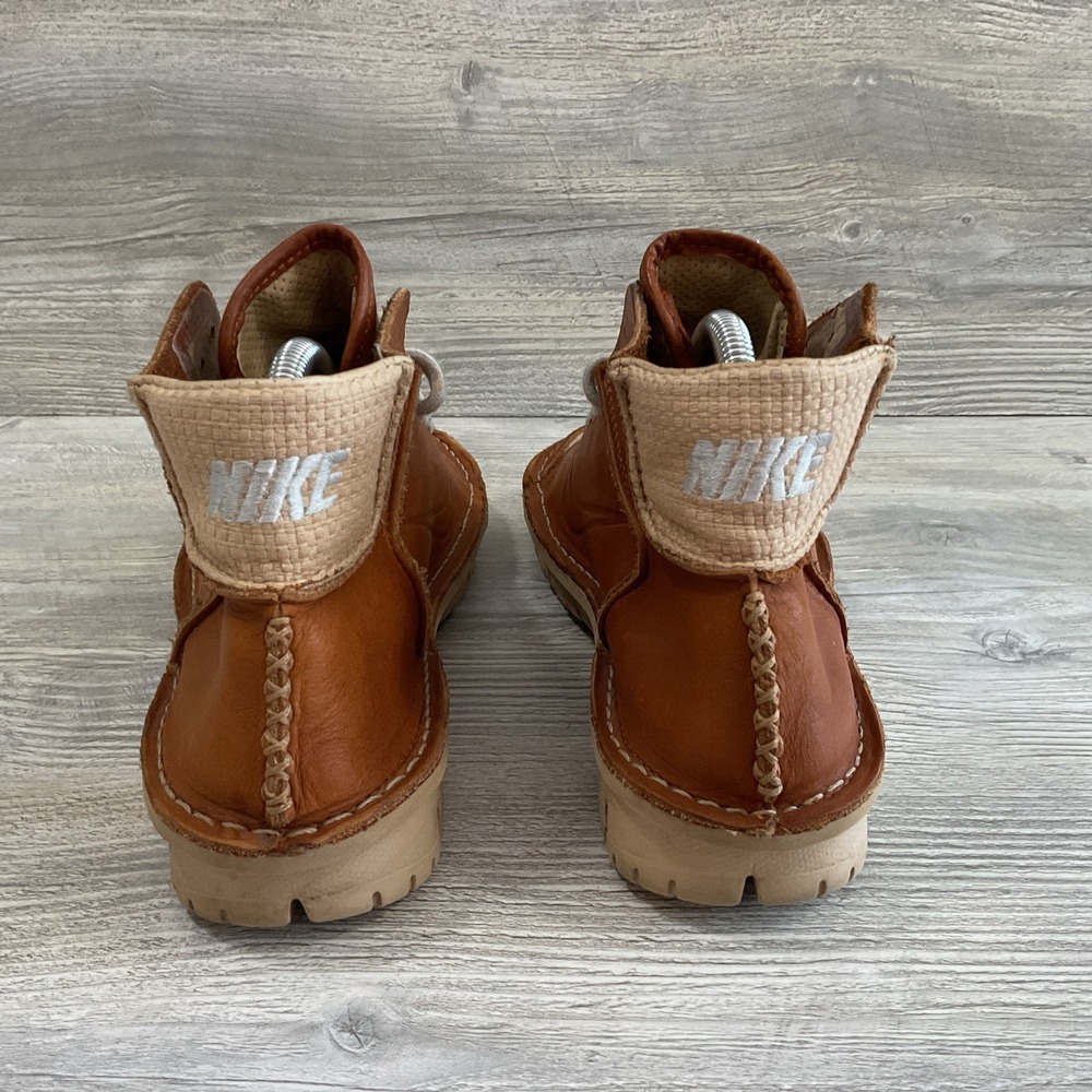 Nike Considered Mid Desert Oak Brown Leather Woven Vintage 311076-221 Size 8.5 - Picture 6 of 16
